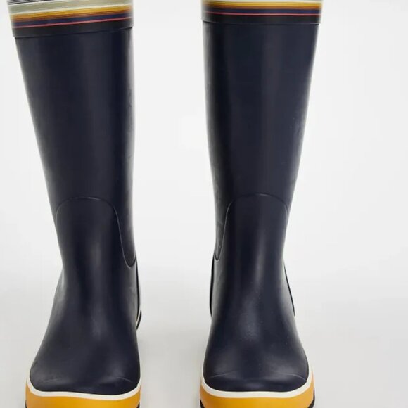 NEW PENDLETON Bridger Striped Tall Rain Boots FOR women in navy 7254j2 - Picture 10 of 14